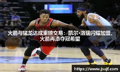 火箭与猛龙达成重磅交易：凯尔·洛瑞闪耀加盟，火箭再添夺冠希望